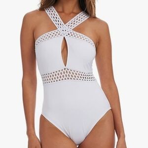 AMAVI High Neck One Piece Swimsuit NWT Size L